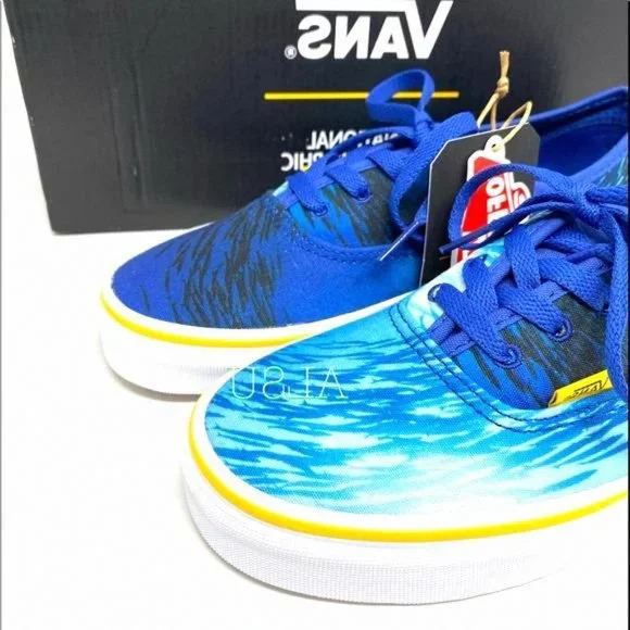 💖MEGA SALE💖VANS National Geographic Shoes Era Blue Women's VN0A2Z5I002 6 | 5.5 - Picture 11 of 13